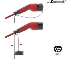 Defa DEFA Ladekabel eConnect Raudona Mode3 20A/3Phasen/Typ2/7,5m
