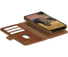 „Samsung Galaxy S24 Ultra Lynge 2-in-1“ piniginės dėklas, pagamintas Dbramante1928 Brown
