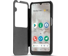 Dėklas Doro 8110 / 8210 Smart Cover, musta