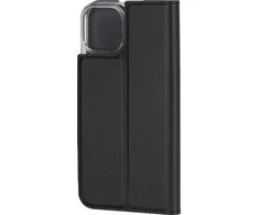 Dėklas FoneKit BookCase -suojakotelo, iPhone 13, musta