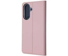 Dėklas FoneKit BookCase suojakotelo, Samsung Galaxy S25 FE, vaaleanpunainen