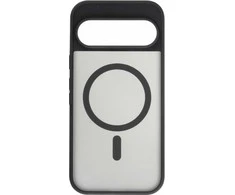 FoneKit Magneettinen Soft Touch -suojakuori, Google Pixel 9, musta/harmaa