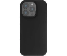 Dėklas FoneKit MagSafe-yhteensopiva Liquid Silicone -suojakuori, iPhone 16 Pro, musta