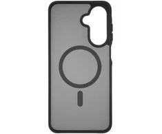 Dėklas FoneKit MagSafe-yhteensopiva Soft Touch suojakuori, Samsung Galaxy A17, musta/harmaa