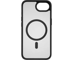 Dėklas FoneKit MagSafe-yhteensopiva Soft Touch suojakuori, iPhone 16e / 17e, musta/harmaa