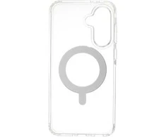 Dėklas FoneKit Premium Kickstand MagSafe-yhteensopiva suojakuori jalustalla, Samsung Galaxy A16, läpinäkyvä