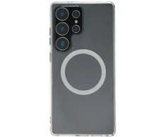 Dėklas FoneKit Premium MagSafe-yhteensopiva suojakuori, Samsung Galaxy S25 Ultra, läpinäkyvä