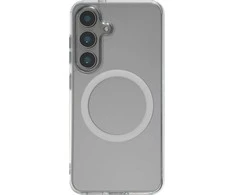 Dėklas FoneKit Premium MagSafe-yhteensopiva suojakuori, Samsung Galaxy S25, läpinäkyvä