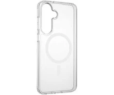 Dėklas FoneKit Premium MagSafe-yhteensopiva suojakuori, Samsung Galaxy S25 FE, läpinäkyvä