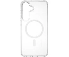 Dėklas FoneKit Premium MagSafe-yhteensopiva suojakuori, Samsung Galaxy S25 FE, läpinäkyvä