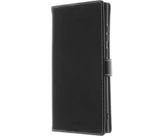 Insmat Exclusive Flip Case piniginės dėklas, Samsung Galaxy S22 Ultra 5G, juodas