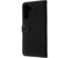 Insmat Exclusive Flip Case piniginės dėklas, Samsung Galaxy A25 5G, juodas