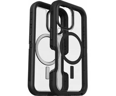 Dėklas Otterbox OB DEFND XTCLEAR APPLE IPHONE16/DARK SIDE - CLEAR/Juodas