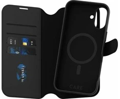 Panzer Glass Care by PanzerGlass Feature Tango 2in1 Atverčiamas Apple iPhone 16 Plus 6.7" MagSafe dėklas telefonui juodos spalvos 1331