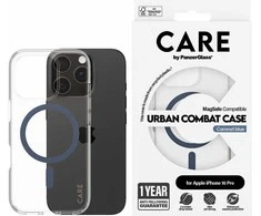 Panzer Glass CARE by PanzerGlass Urban Combat dėklas su MagSafe, skirtas iPhone 16 Pro – Mėlynas