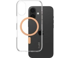 PanzerGlass Flagship Apple iPhone 16 6.1 Panzer Glass CARE " persikų / persikų MagSafe 1373