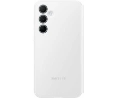 Samsung Galaxy A35 Smart View piniginės dėklas Baltas