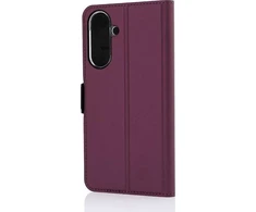 „Wave“ atverčiamas dėklas, „Samsung Galaxy A36 5G“, dūminio sangrijos spalvos