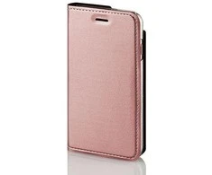 Dėklas Wave BookCase, iPhone 7/8 / SE, rožinis auksas