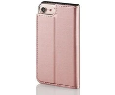 Dėklas Wave BookCase, iPhone 7/8 / SE, rožinis auksas