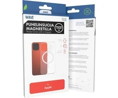 Dėklas Wave MagSafe-yhteensopiva suojakuori, iPhone 12 mini, läpinäkyvä