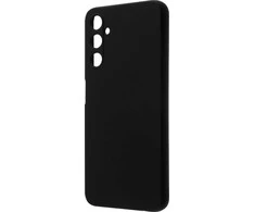 Dėklas „Wave Soft Touch“ silikoninis dangtelis, „Samsung Galaxy A05s“, juodas