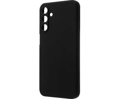 Dėklas „Wave Soft Touch“ silikoninis dangtelis, „Samsung Galaxy A15“, juodas