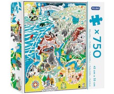 Moomin Muminukai - Dėlionė 750 detalių, Muminukų slėnis (40855368)