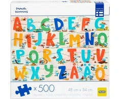 Dėlionė Peliko Mauri Kunnas Aakkoset -palapeli, 500 palaa