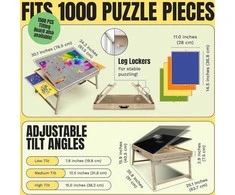 Dėlionė Puzzle Ready - Palapelilauta jaloilla, 1000 palalle