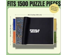 Dėlionė Puzzle Ready - Puinen palapelilauta, 1500 palalle