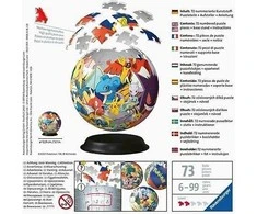 Ravensburger 3D Dėlionė 72 vnt. - Pokemon kamuolys