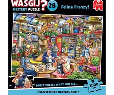Dėlionė Royal Jumbo Bv Wasgij – Paslaptis – Nr. 28 Kačių šėlsmas! (1000 vienetų) (1110100506)