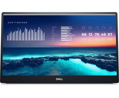 Dell | Portable Monitorius | P1424H | 14 " | LCD | FHD | 16:9 | N/A Hz | 6 ms | 1920 x 1080 | 300 cd/m² | Sidabrinis