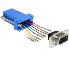 DeLOCK DB9 moteriškas -> RJ-45 adapteris