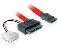 DeLOCK SATA Slimline viskas viename laidas, 0,3 m