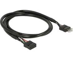 Delock USB 2.0 10 kontaktų ilgintuvo kabelio vyriška jungtis > vidinė jungtis 50 cm