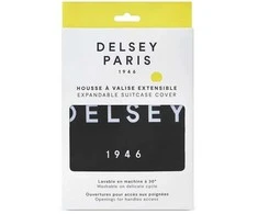 Delsey suitcase cover SMALL, matkalaukun suoja, musta
