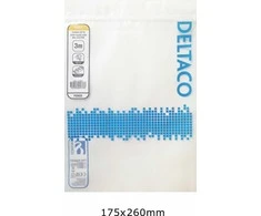 DELTACO CEE 7/7 - GST18 naaras, maadoitettu, 3m, musta