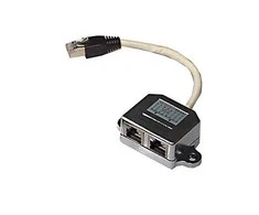 DELTACO Y tinko kabelis, 1xRJ45 ha iki 2xRJ45 ho, FTP Cat5 679-F
