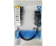 DELTACO GST18 uros - GST18 naaras, maadoitettu, 0,3m, musta
