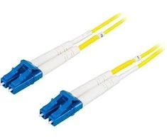 OS2 optinis kabelis DELTACO, LC - LC, dvipusis, vienmodis, 15m / LCLC-15S