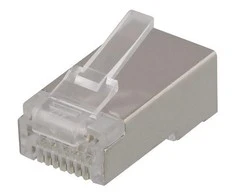 DELTACO RJ45 jungtis kabeliui, Cat6a, ekranuotas, 20 vnt / MD-21S