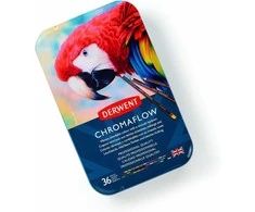 Derwent Derwent „Chromaflow“ 36 metalinių pieštukų pakuotė