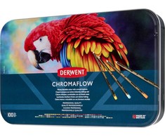 Derwent Derwent Chromaflow spalvoti pieštukai, 100 vnt