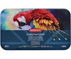 Derwent Derwent Chromaflow spalvoti pieštukai, 100 vnt