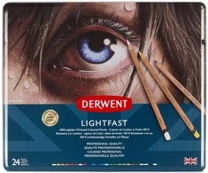 Derwent Lightfast kreidelių asortimentas 24 vnt