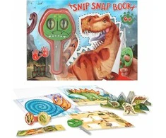 „Usorteret Dino World“ – „Snip-snap“ knyga ( 0412133 ) /Menai ir amatai / Daugybė
