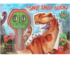 „Usorteret Dino World“ – „Snip-snap“ knyga ( 0412133 ) /Menai ir amatai / Daugybė