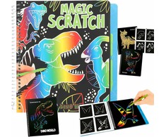 Dino World Dino pasaulis Dino pasaulis – „Magic Scratch Book“ (0412732)